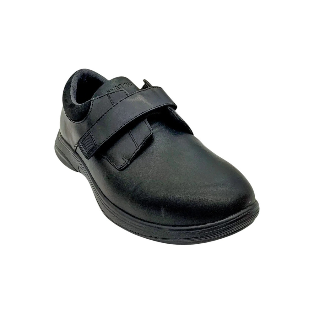 Anodyne Men's No. 64 Casual Comfort Oxford Black - Wide
